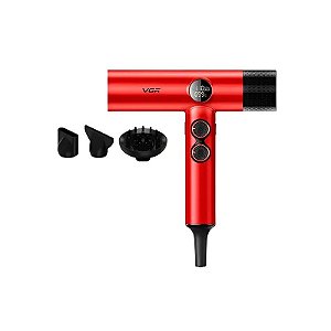 Secador de Cabelo VGR V-401 Professional 1200 W 220V - Vermelho