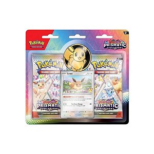 Jogo de Cartas Colecionáveis Pokémon Scarlet Violet Prismatic Evolutions 10-10118-101 (Pacote Duplo)