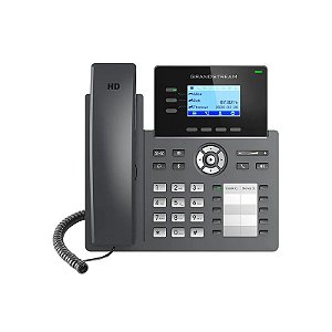 Telefone IP Grandstream GRP2604P - Preto