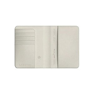 Porta-passaporte Satechi ST-VPCW de Couro Vegano Findall RFID Bluetooth Areia