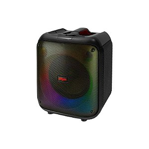 Caixa de Som Ninja PARTY-70 - 50W - Bluetooth - com Microfone - 8" - Preto