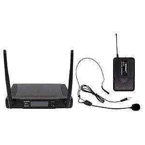 Microfone Sem Fio UHF Karsect WR-8L/PT-15/HT-9A
