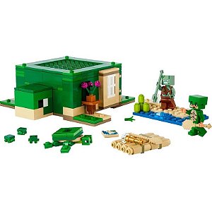 LEGO Minecraft 21254 234 Peças A Casa da Praia da Tartaruga