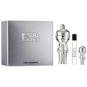 Kit Perfume Karl Lagerfeld Karl Ikonik Eau de Parfum 100mL+7.5mL+4.5mL - Masculino