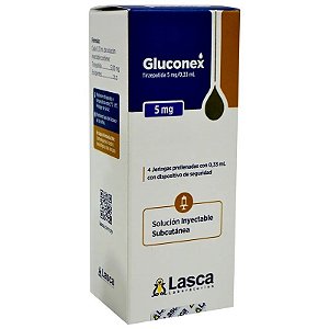 Injeção de Gluconex Tirzepatida 5mg/0,33mL (4 Seringas pré-carregadas)
