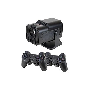 Projetor Smartfy PG02BG - 4K - HDMI/USB - Android - com 2 Controles - Bivolt - Preto