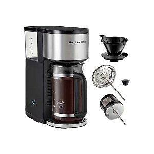 Cafeteira Hamilton Beach Home Barista 46251 7 em 1 220V - Preta