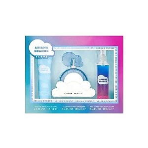 Kit Perfume Ariana Grade Cloud Edp 100ML + Névoa Corporal 118ML + Soufflé Corporal 100ML - Feminino
