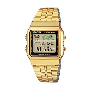 Relógio Masculino Casio World Time Digital A500WGA-1DF