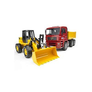 Caminhão de Construção e Trator Bruder 02752