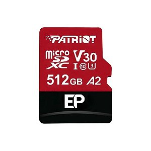 Cartão de Memória Micro SDXC Patriot Ep Series 512GB 90MB/s - PEF512GEP32MCX