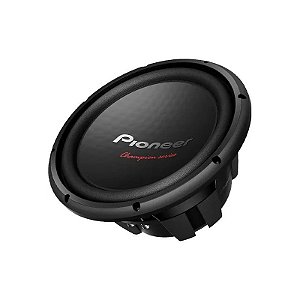Subwoofer 12" Pioneer Série Campeã TS-W312S4 500 Watts RMS - Preto
