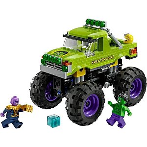 Jogo Lego Marvel O Caminhão do Hulk contra Thanos 76312 - (229 Peças)