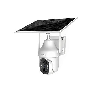 Câmera de Vigilância Xion XI-CCTV84GS 4MP 4G com Painel Solar - Branco/Preto