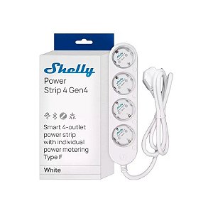 Tomada Inteligente Shelly Power Strip 4 GEN4 FG3800238070564 - Branca
