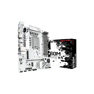 Placa Mãe Gamer Up B760M X4 Soquete LGA 1700 Chipset Intel H760 DDR4 Micro ATX