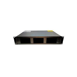 Suporte de Chassi Mux Demux 2RU para 3 Slots Montável em Bastidor