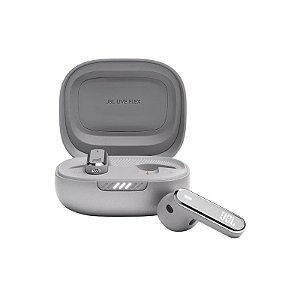 Fone de Ouvido JBL Live Flex Bluetooth - Prata