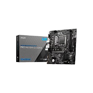 Placa-Mãe MSI Pro H610M-G DDR4 Socket LGA 1700 Chipset Intel H610 Micro ATX