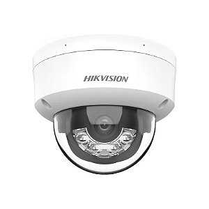 Câmera de Vigilância IP Hikvision Dome DS-2CD1163G2-Liu Smart Hybrid Light 6MP - Branco/Preto