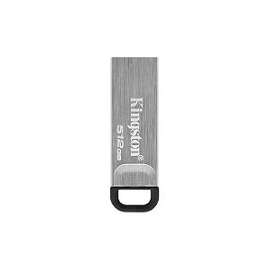 Pen Drive 512GB Kingston DTKN/512GB Kyson USB 3.2 Prata 200MB/s