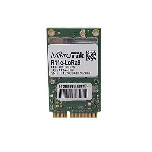 Placa Mini PCI-e Mikrotik Lora R11E-LR9 (LORA9)