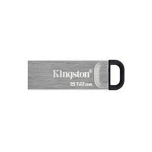Pendrive Kingston Datatraveler Kyson 512GB USB 3.2 - Prata DTKN/512GB