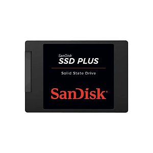 Unidade SSD Sandisk Plus 480GB 2.5" SATA 3 - SDSSDA-480G-G26