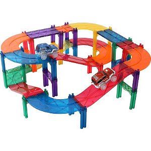 Conjunto de Pista de Corrida Picasso Tiles - PTR30 (30 peças)