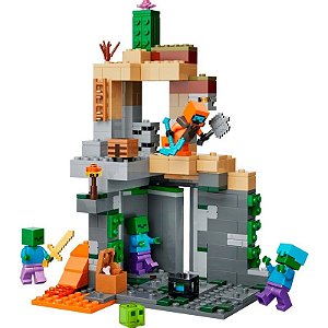 Kit Lego Minecraft Dungeon Zumbi - 21587 (284 peças)