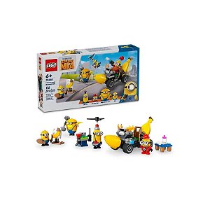 Jogo Lego Minions e Carro Banana 136 Peças