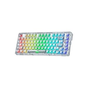 Teclado Redragon Sem Fio Elf Pro K649CT-RGB-Pro Eng Transparente