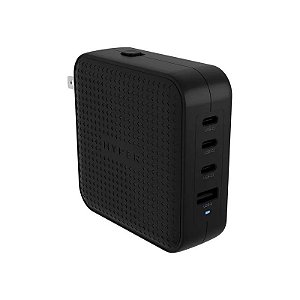 Carregador de Parede Hyperjuice HJ1002BKWWGL 100 W Gan USB-C + USB-A 4 Portas - Preto