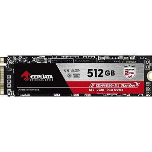 SSD KeepData 512GB NVMe PCIe Gen 3.0 x4 - KDNV512G-J12