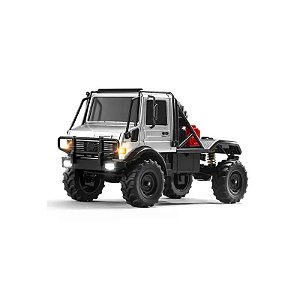 Carro Modelo 1/18 Caminhão Semi-Recreio 6KM 4WD Cinza MN-333