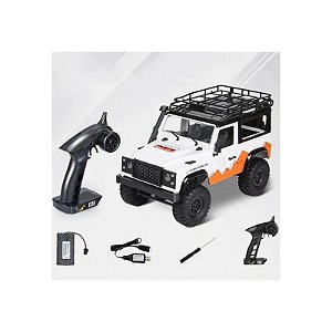 Carro MN Modelo 1/12 Jeep Land Rover Defender 90 (2015) Branco MN-99