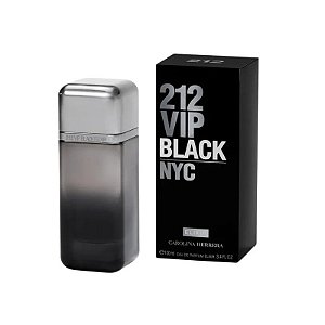 Perfume Carolina Herrera 212 Vip Black Elixir Edp Masculino - 100ML (Perfume Carolina Herrera 212 Vip Black Elixir Eau de Parfum Masculino - 100ML)
