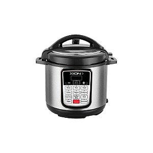 Panela de Pressão Elétrica Xion XI-OP105 5L 900W 220V Prata - Preto