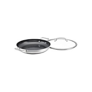 Frigideira Cuisinart FPS25-30DC aço inoxidável Panela do Dia a Dia Fusionplus 30 cm