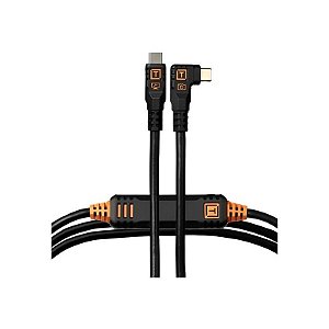 Cabo USB-C para USB-C Tether Tools Tetherpro 10 GBPS para Câmera - Preto 4,6 Metros (CUC15RTG2-BLK)