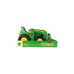 Brinquedo Tomy John Deere Big Scoop Real Steel Tractor TBEK35850