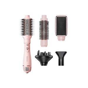 Escova Térmica Secadora Wavytalk 639S Air Sculpt 5 Em 1 1000 W - Rosa