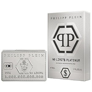 Perfume Philipp Plein No Limits Platinum EDP 50ml - Masculino