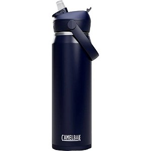 Garrafa Térmica Camelbak Thrive Flip Straw 1,2L - Azul Marinho