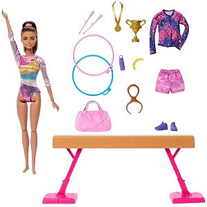 Boneca Barbie Ginasta You Can Be Anything Mattel - HRG53