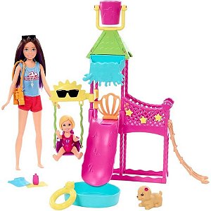 Boneca Barbie Skipper First Jobs Big Babysitting Adventure Mattel - HKD80