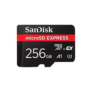 Cartão de Memória Micro SD Sandisk Express 256GB 880MB/s - SDSQXFN-256G-GN4NN