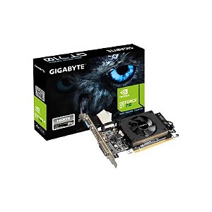 Placa de Vídeo Gigabyte Geforce GT 710 2 GB DDR3 (GV-N710D3-2GL)