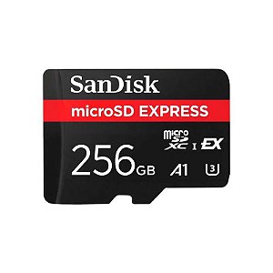 Cartão de Memória Micro SD Sandisk Express SDXC 256GB 880 MB/s - SDSQXFN-256G-GN4NN
