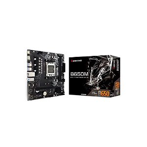 Placa Mãe Biostar B650MT 2XDDR5 Soquete AM5 Chipset Intel B650 Micro ATX